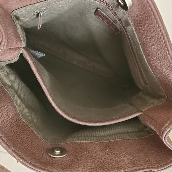 Nine West Brown Leather Shoulder Bag - Picture 3 of 8